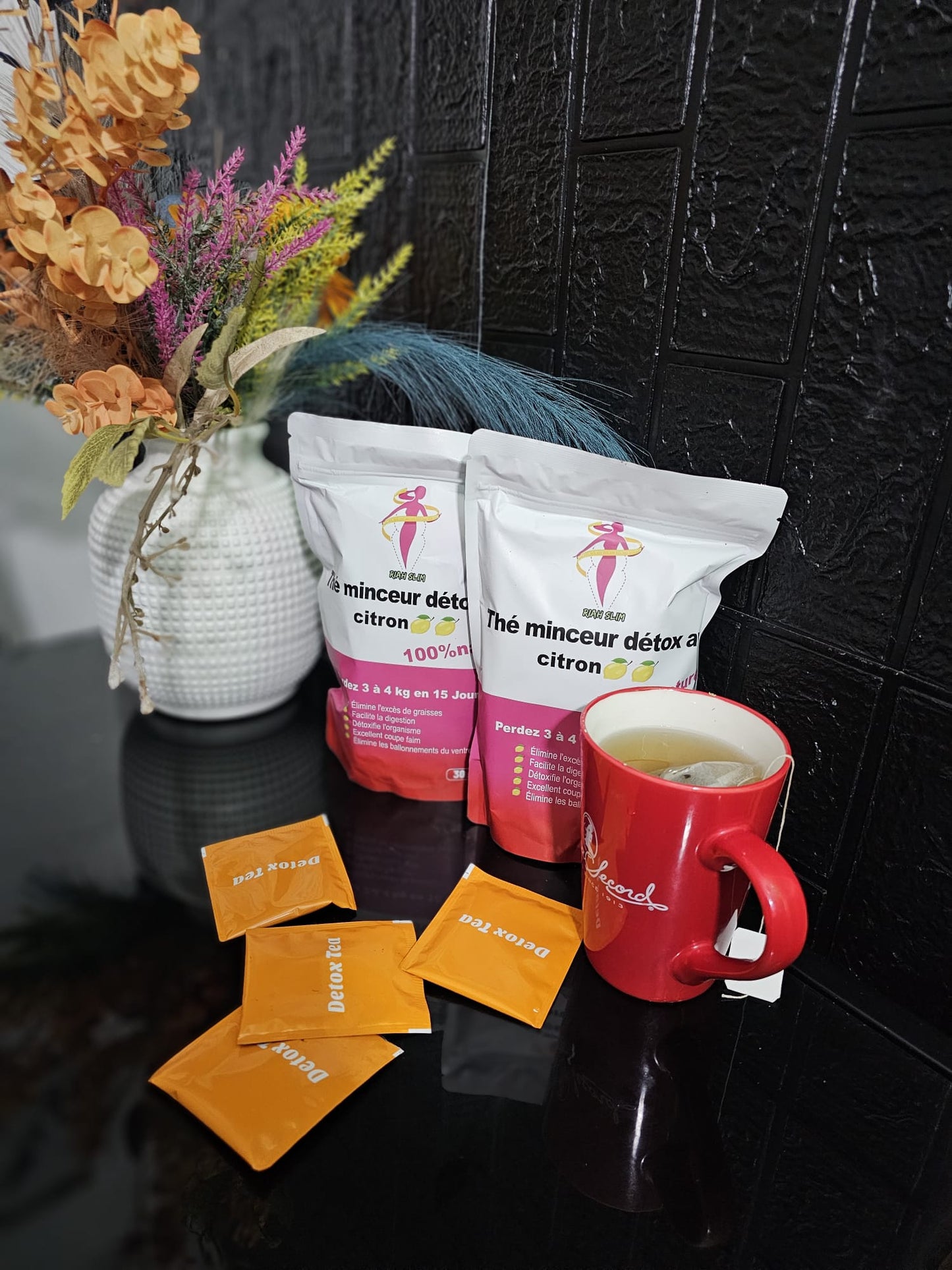 Thé Minceur Détox au Citron 100% Naturel